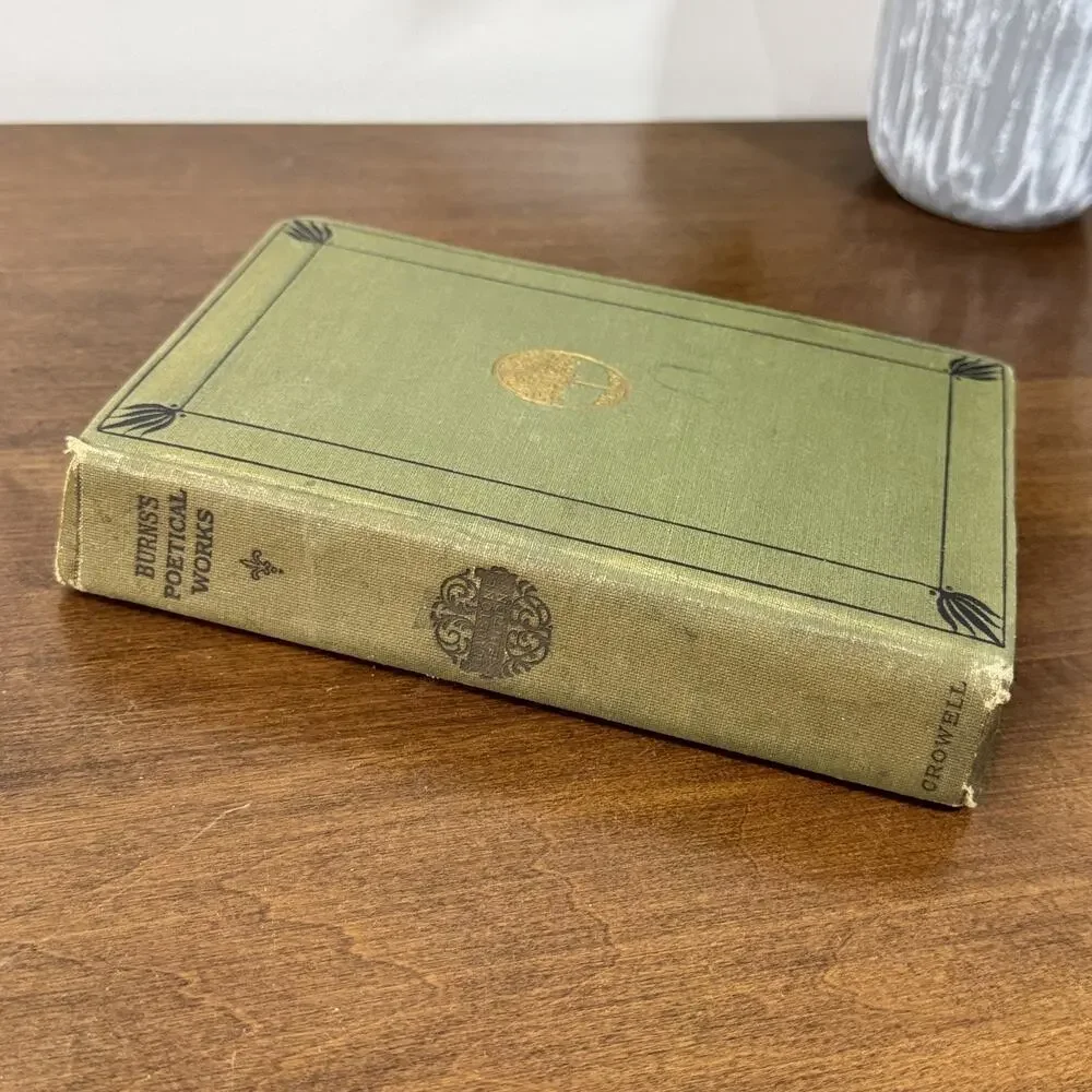 Robert Burns Complete Poetical Works 1900 Thomas Y. Crowell Co. Hardcover